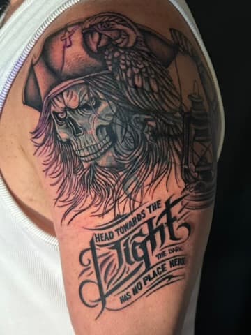 Cover-Ups tattoo by Isaac Mackenzie at TNT Tattoo, Aiea, Oahu